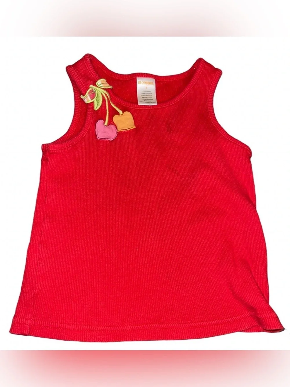 Gymboree Cherry Ribbed Tank Top